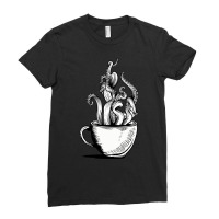 Limited Edition Black Coffee. Black Magic. Ladies Fitted T-shirt | Artistshot