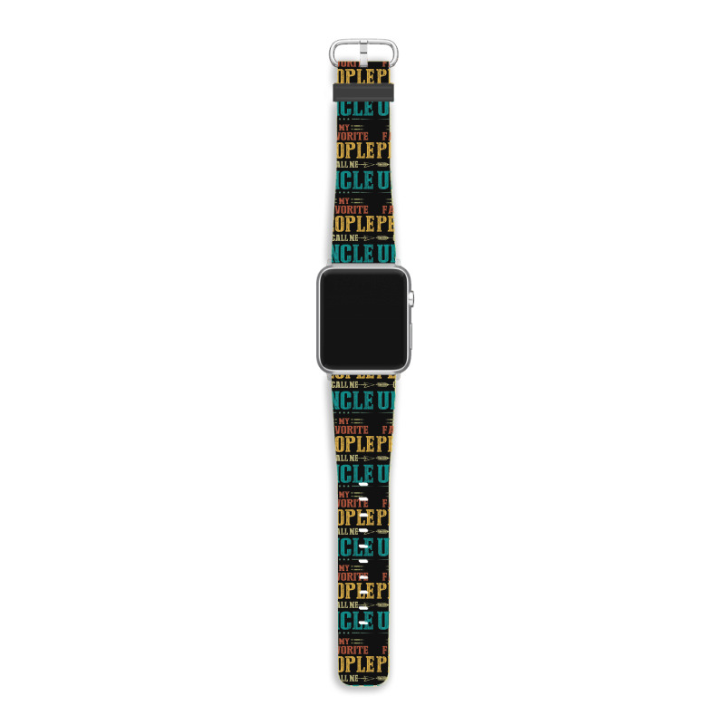 Mens My Favorite People Call Me Uncle Fathers Day Apple Watch Band | Artistshot