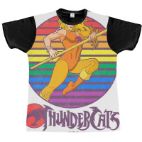 Thundercats Cheetara Rainbow Sunset Poster Premium T Shirt Graphic T-shirt | Artistshot