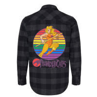 Thundercats Cheetara Rainbow Sunset Poster Premium T Shirt Flannel Shirt | Artistshot