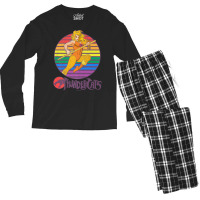 Thundercats Cheetara Rainbow Sunset Poster Premium T Shirt Men's Long Sleeve Pajama Set | Artistshot