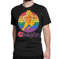 Thundercats Cheetara Rainbow Sunset Poster Premium T Shirt Classic T-shirt | Artistshot