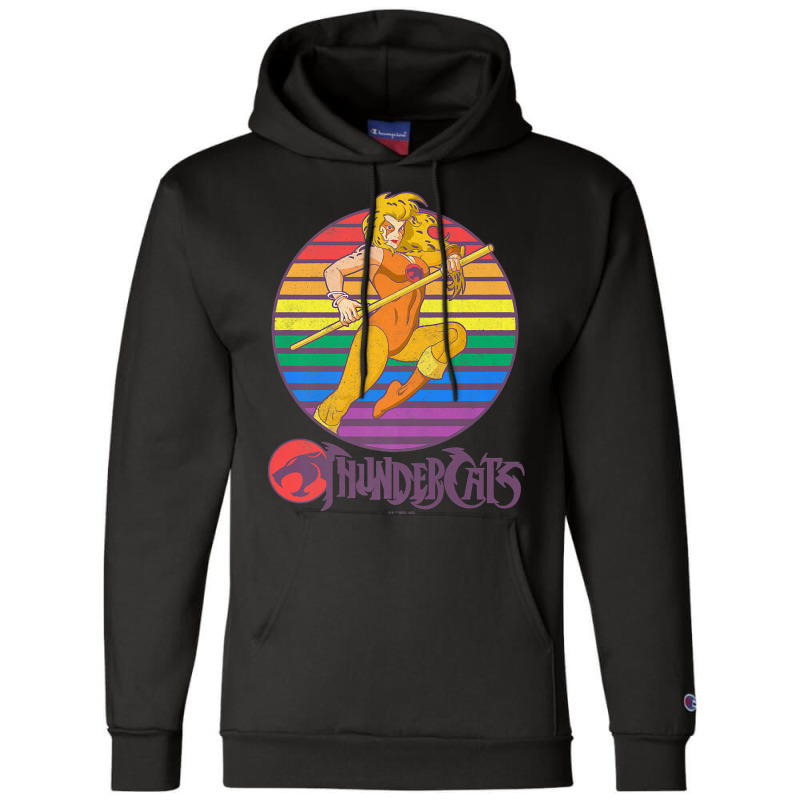 Thundercats Cheetara Rainbow Sunset Poster Premium T Shirt Champion Hoodie by javauxswar | Artistshot