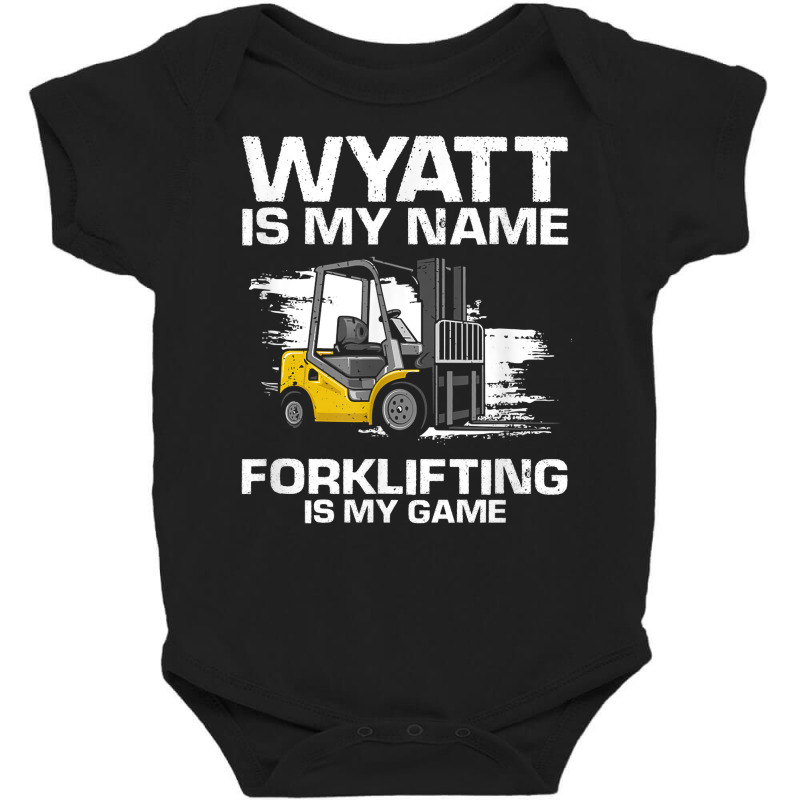 Mens Fork Stacker Operator Design For Forklift Driver For Wyatt T Shir Baby Bodysuit by shanesxk | Artistshot