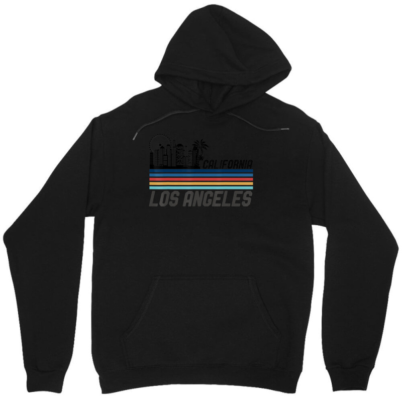 Hot Trend Retro Los Angeles Skyline Vintage 70s Los Angeles La Unisex Hoodie | Artistshot