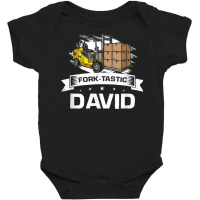 Mens Fork Stacker Operator Design For Forklift Driverfor David T Shirt Baby Bodysuit | Artistshot