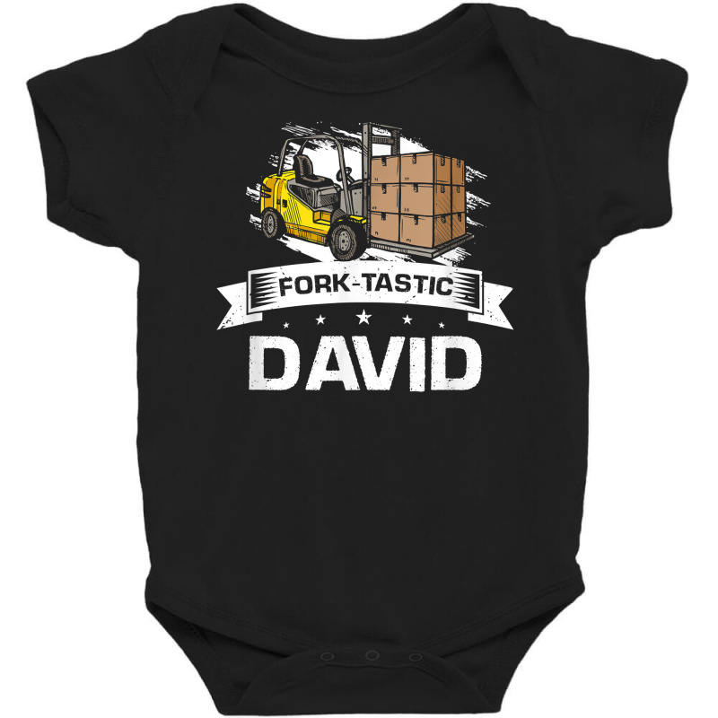 Mens Fork Stacker Operator Design For Forklift Driverfor David T Shirt Baby Bodysuit by pearleql2katnik | Artistshot