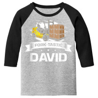 Mens Fork Stacker Operator Design For Forklift Driverfor David T Shirt Youth 3/4 Sleeve | Artistshot