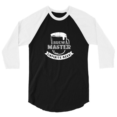 Brew Master Infinite Beer 3/4 Sleeve Shirt Designed By Sr88