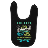 Hot Trend Theatre Life Theater Thespian Baby Bibs | Artistshot