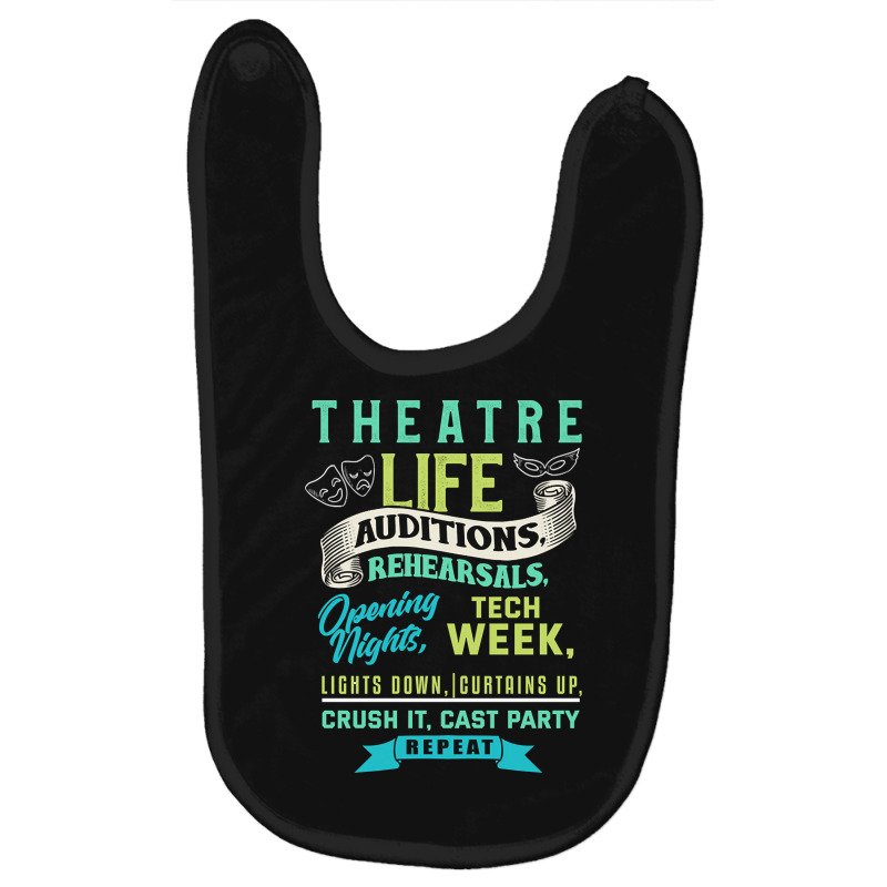 Hot Trend Theatre Life Theater Thespian Baby Bibs | Artistshot