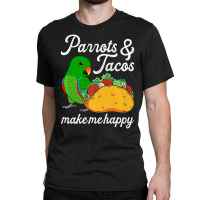 Parrots & Tacos I Kawaii Food I Male Eclectus Classic T-shirt | Artistshot