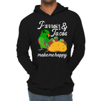 Parrots & Tacos I Kawaii Food I Male Eclectus Lightweight Hoodie | Artistshot