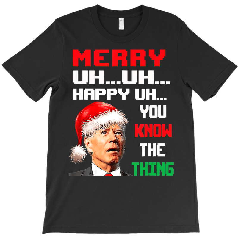 Merry Christmas Santa Joe Biden Men Women Xmas T-shirt | Artistshot