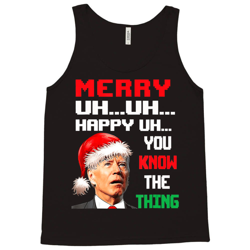 Merry Christmas Santa Joe Biden Men Women Xmas Tank Top | Artistshot