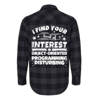 Object Oriented Programming Funny Lack Of Interest T Shirt Flannel Shirt | Artistshot