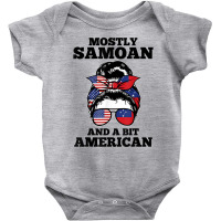 Mostly Samoan And A Bit American Samoa T Shirt Baby Bodysuit | Artistshot