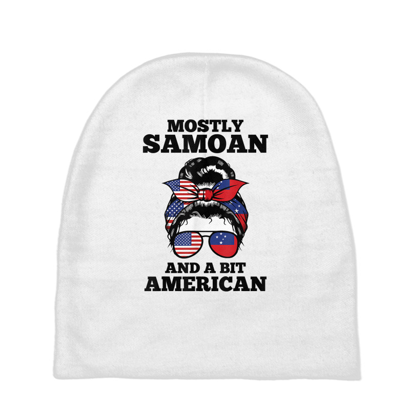 Mostly Samoan And A Bit American Samoa T Shirt Baby Beanies by araceliphexy | Artistshot