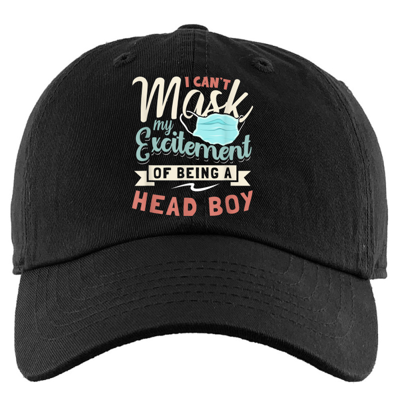 I Can't Mask My Excitement Of Being Your Head Boy Kids Cap by DAGUILERA | Artistshot