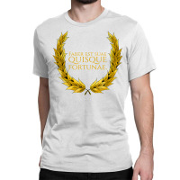 Motivational Latin Quote   Faber Est Suae Quisque Fortunae T Shirt Classic T-shirt | Artistshot