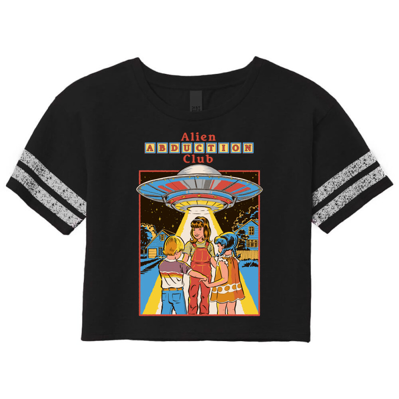 Limited Edition Alien Abduction Club Scorecard Crop Tee by Trudeau Palmer | Artistshot