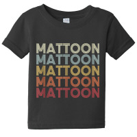 Mattoon Illinois Mattoon Il Retro Vintage Text Tank Top Baby Tee | Artistshot