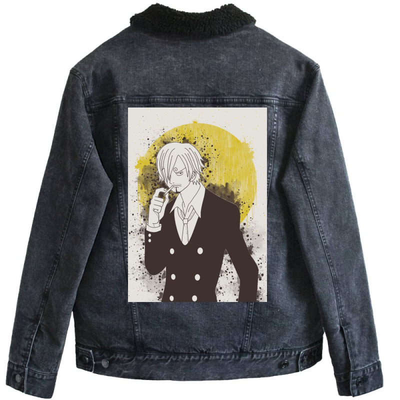 Sanji Unisex Sherpa-lined Denim Jacket | Artistshot