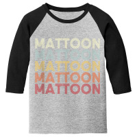 Mattoon Illinois Mattoon Il Retro Vintage Text Tank Top Youth 3/4 Sleeve | Artistshot