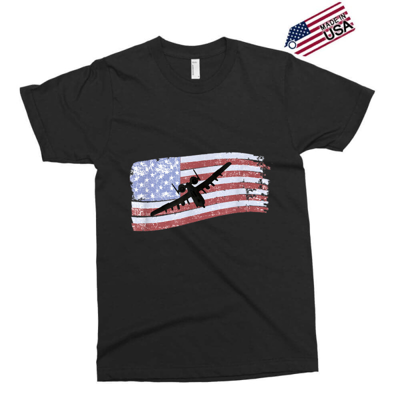 A10 Thunderbolt Ii Warthog Distressed  Us Flag Exclusive T-shirt | Artistshot