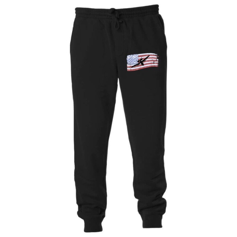 A10 Thunderbolt Ii Warthog Distressed  Us Flag Unisex Jogger | Artistshot