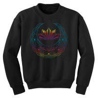 Trending Colorful Crystals Stargazer Luna Stars Celestial Body Moon Youth Sweatshirt | Artistshot