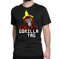 Trending Gorilla Tag Lava Monkey Banana Peel Gorilla Monke By Polkart Classic T-shirt | Artistshot