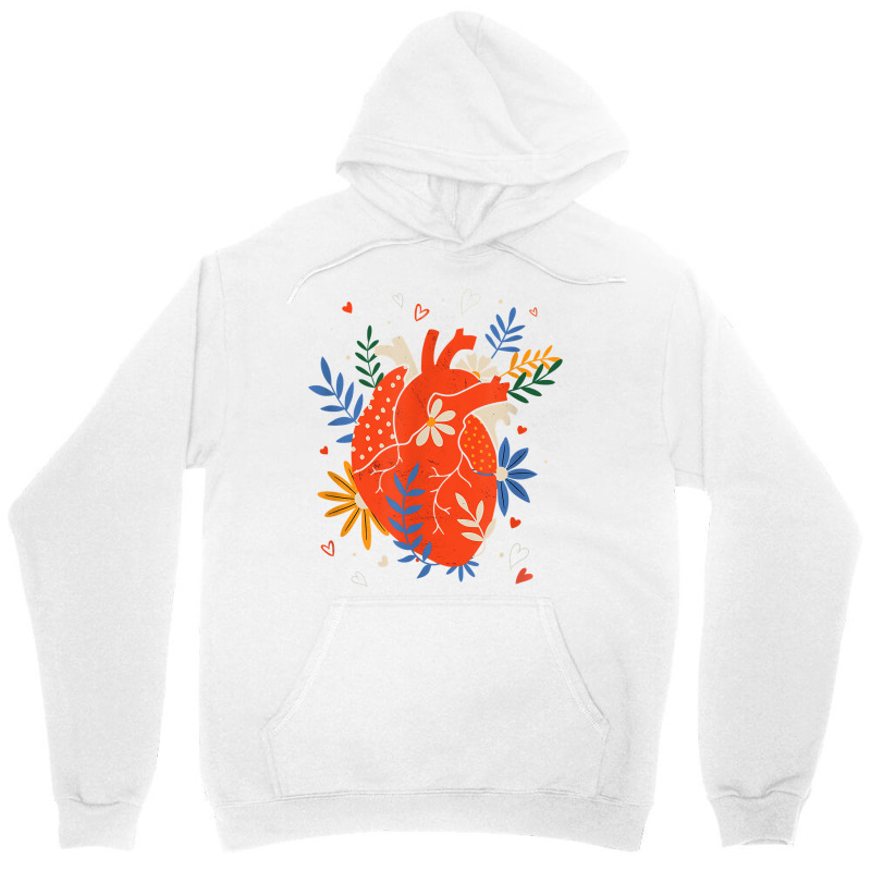 Valentine Flower Heart T Shirt Unisex Hoodie by javauxswar | Artistshot