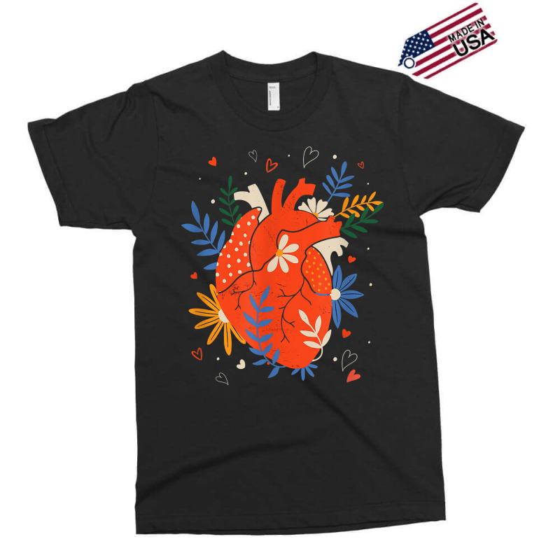 Valentine Flower Heart T Shirt Exclusive T-shirt by javauxswar | Artistshot