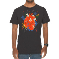 Valentine Flower Heart T Shirt Vintage T-shirt | Artistshot