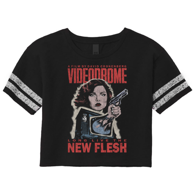 Videodrome (distressed) Scorecard Crop Tee by CHARLOTTELYNNTAYLOR | Artistshot