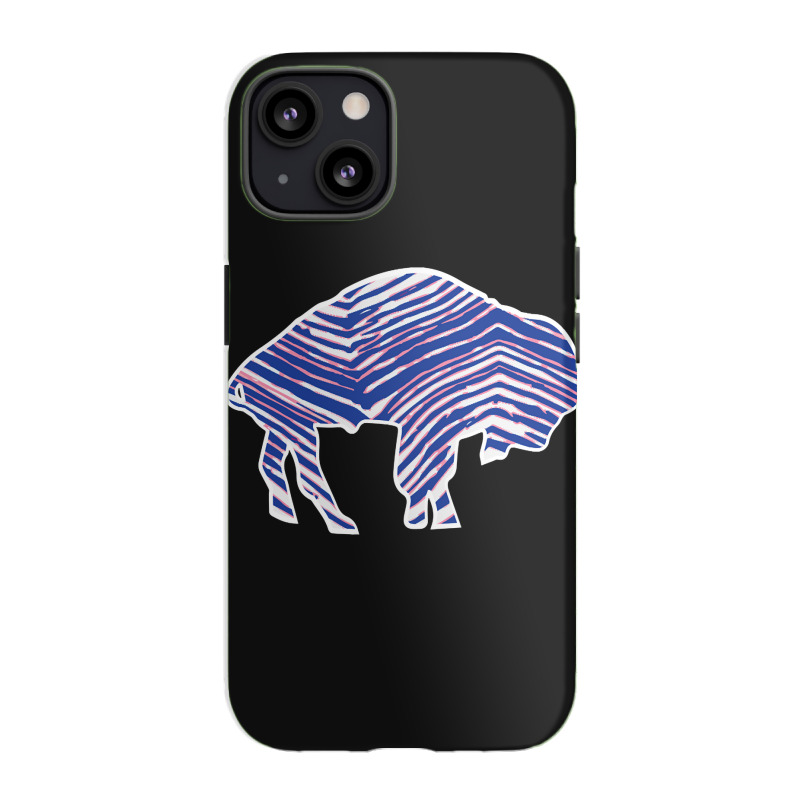 Limited Edition Buffalo Zebra Blue And Pink Iphone 13 Case | Artistshot