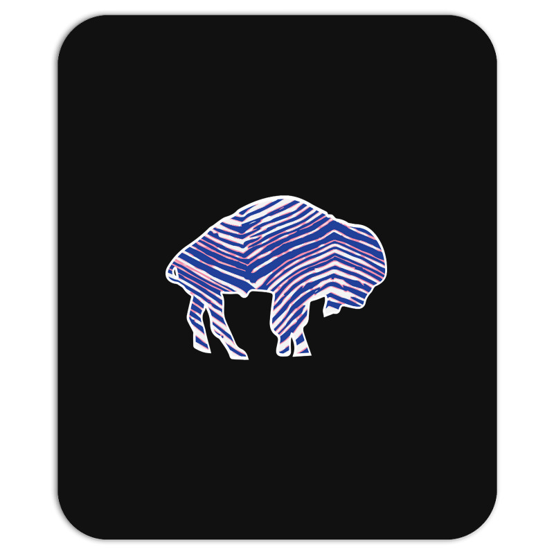 Limited Edition Buffalo Zebra Blue And Pink Mousepad | Artistshot