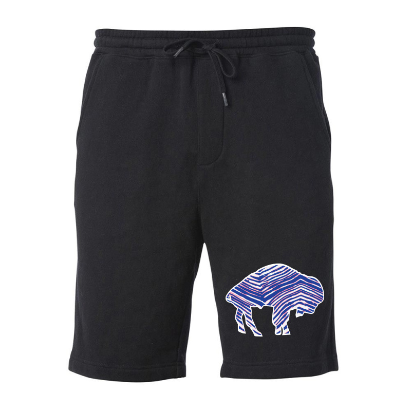 Limited Edition Buffalo Zebra Blue And Pink Fleece Short | Artistshot