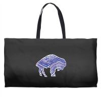 Limited Edition Buffalo Zebra Blue And Pink Weekender Totes | Artistshot