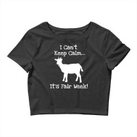 State And County Fair Show Goat Farm Animal Showing Crop Top | Artistshot