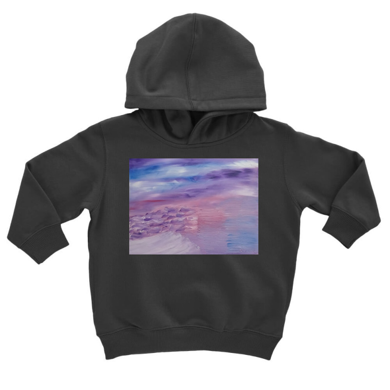 Purple Sunset Toddler Hoodie by GalaxyGirl | Artistshot