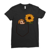 Trending Pocket Kate Sunflower Ladies Fitted T-shirt | Artistshot