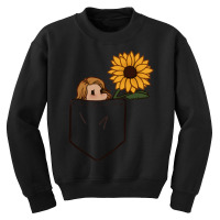 Trending Pocket Kate Sunflower Youth Sweatshirt | Artistshot