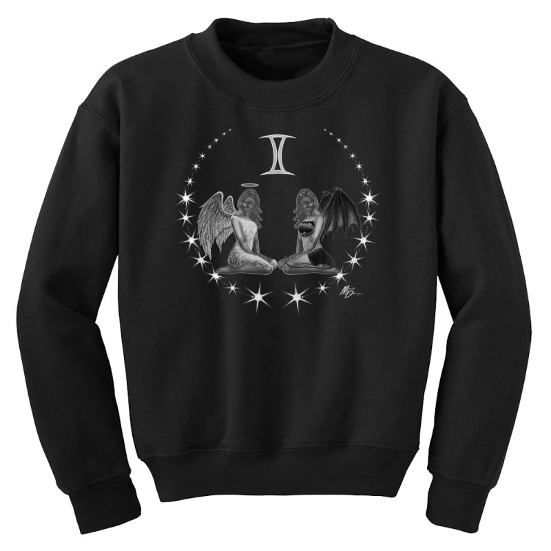 Limited Edition Gemini Zodiac With Astrology Symbol By Mortal Designs Youth Sweatshirt by michaelyounger19 | Artistshot