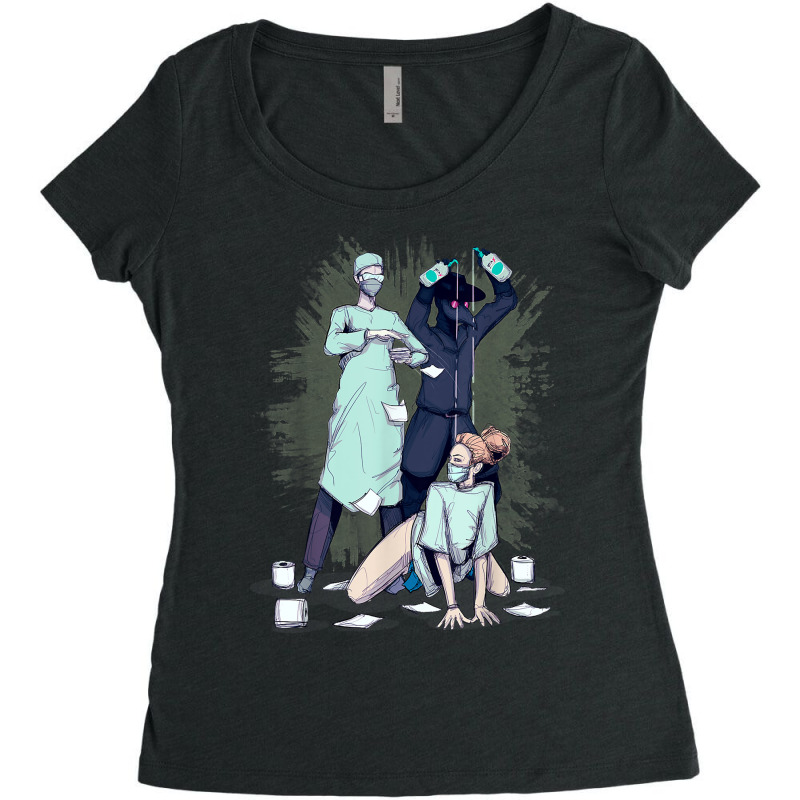 Sanitizer T Shirt Women's Triblend Scoop T-shirt by omano | Artistshot