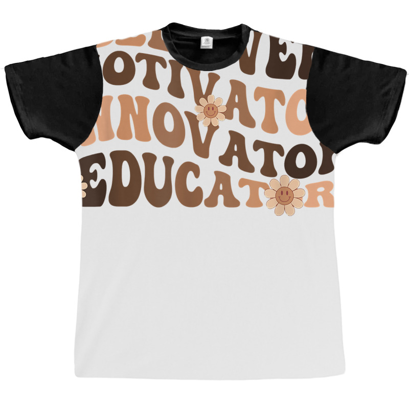 Believer Motivator Innovator Educator Black History Teachers T Shirt Graphic T-shirt by kamrynshut8 | Artistshot