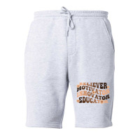 Believer Motivator Innovator Educator Black History Teachers T Shirt Fleece Short | Artistshot