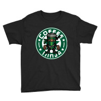 Hot Trend Coffee Ninja - Green Youth Tee | Artistshot