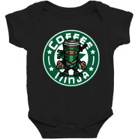 Hot Trend Coffee Ninja - Green Baby Bodysuit | Artistshot